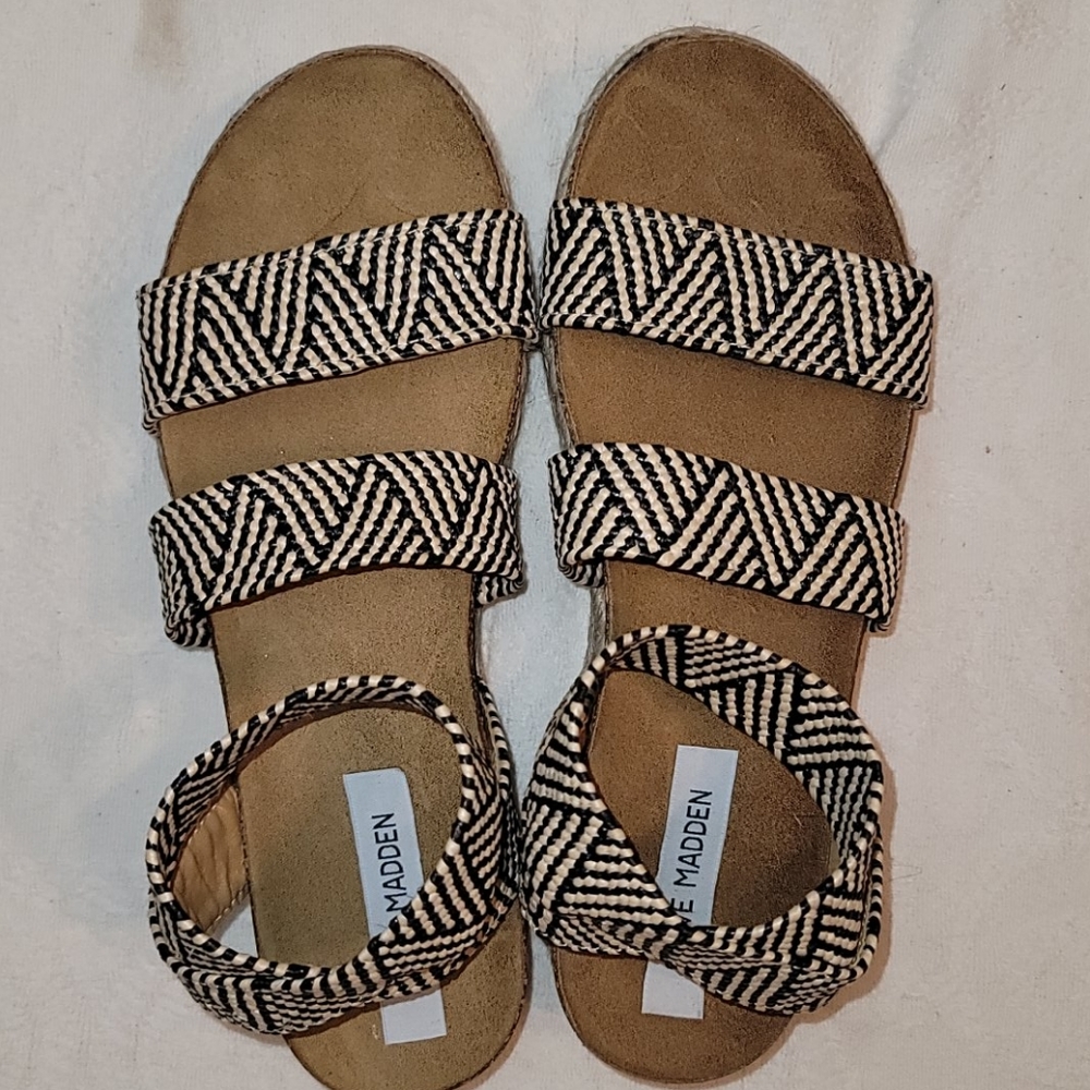 Steve Madden sandals platform cork soles - Picture 8 of 8